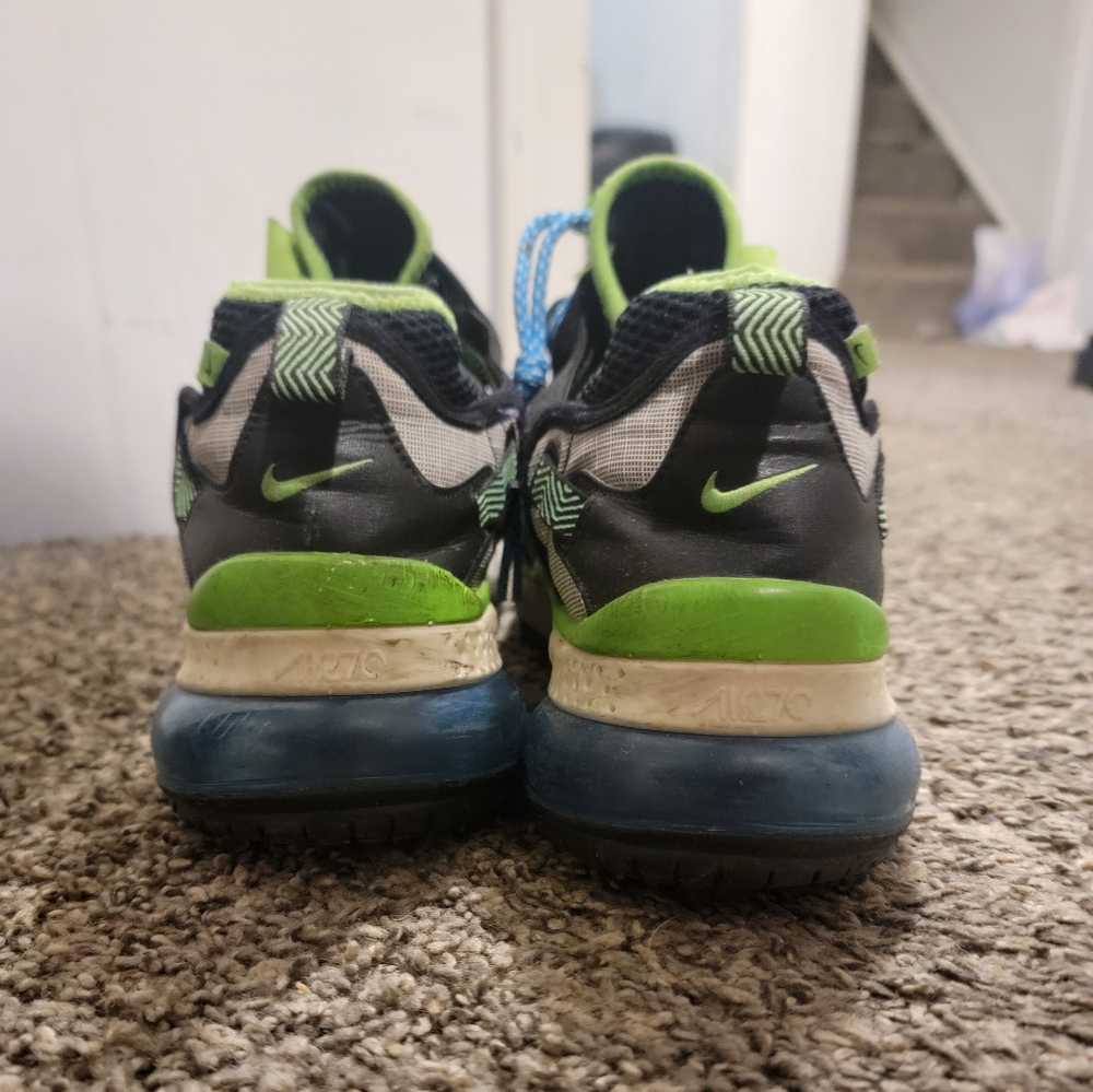 Nike Mens' Black and Green Athletic Shoes